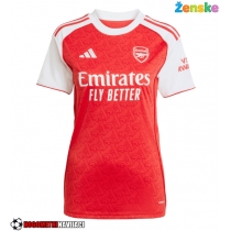 Ženske Nogometnih dresov Arsenal Domači 2025-26 Kratki rokavi